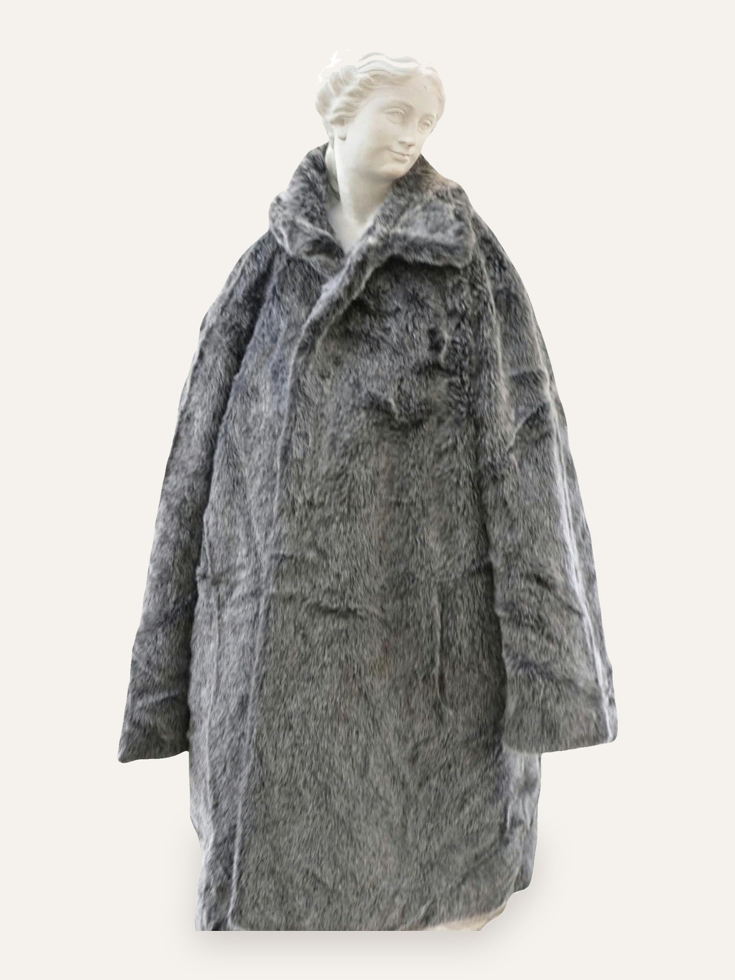 Artisan Long Hair Fur Oversized Coat