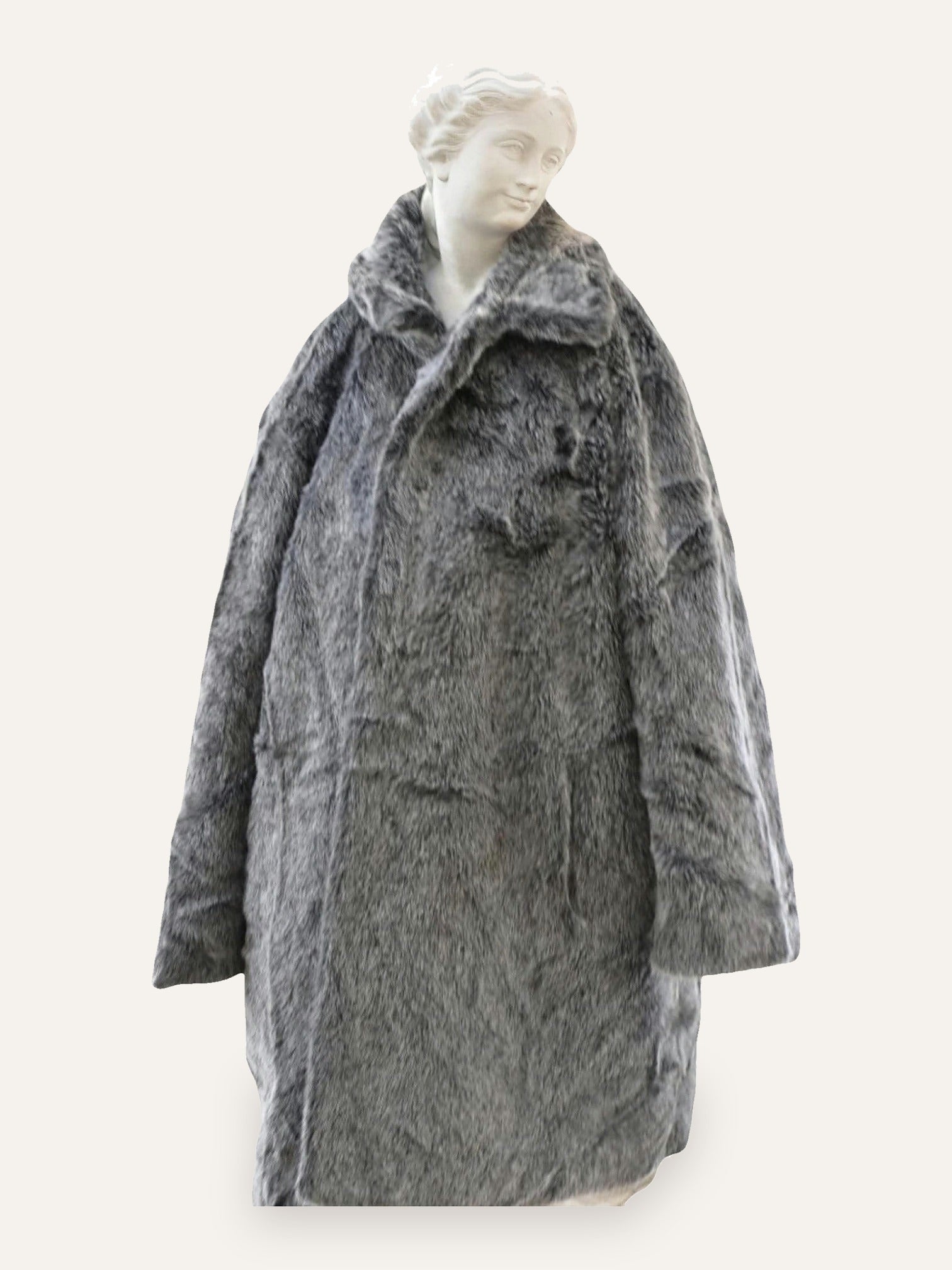 Artisan Long Hair Fur Oversized Coat