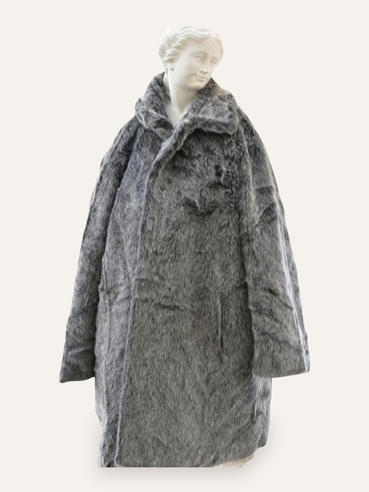 Artisan Long Hair Fur Oversized Coat