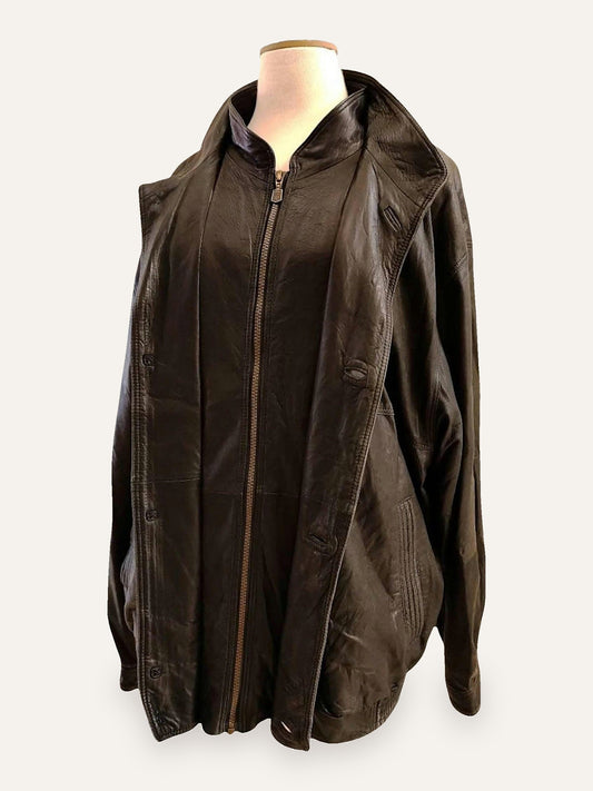 Pierre Cardin Lamb Nappa Leather Bomber