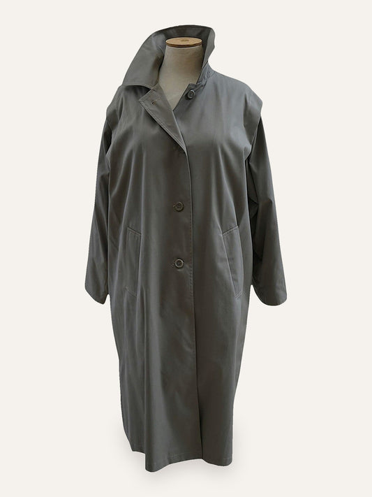 Y2K Half-Belt Trench Coat