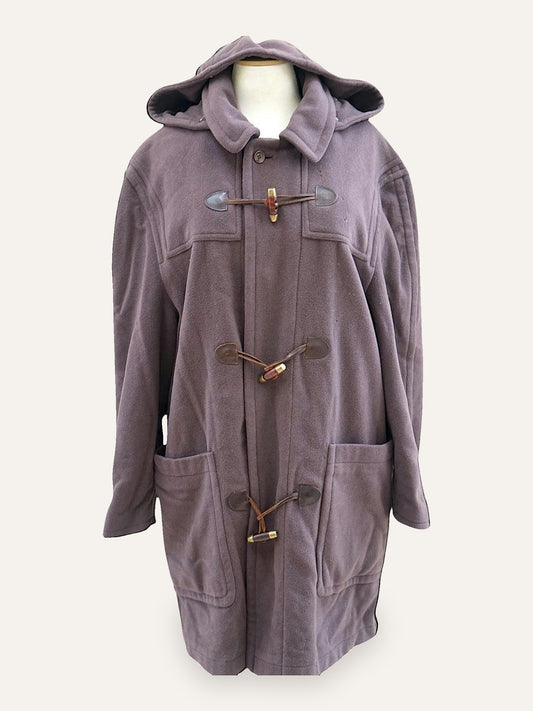 Toggle Duffle Wool Coat