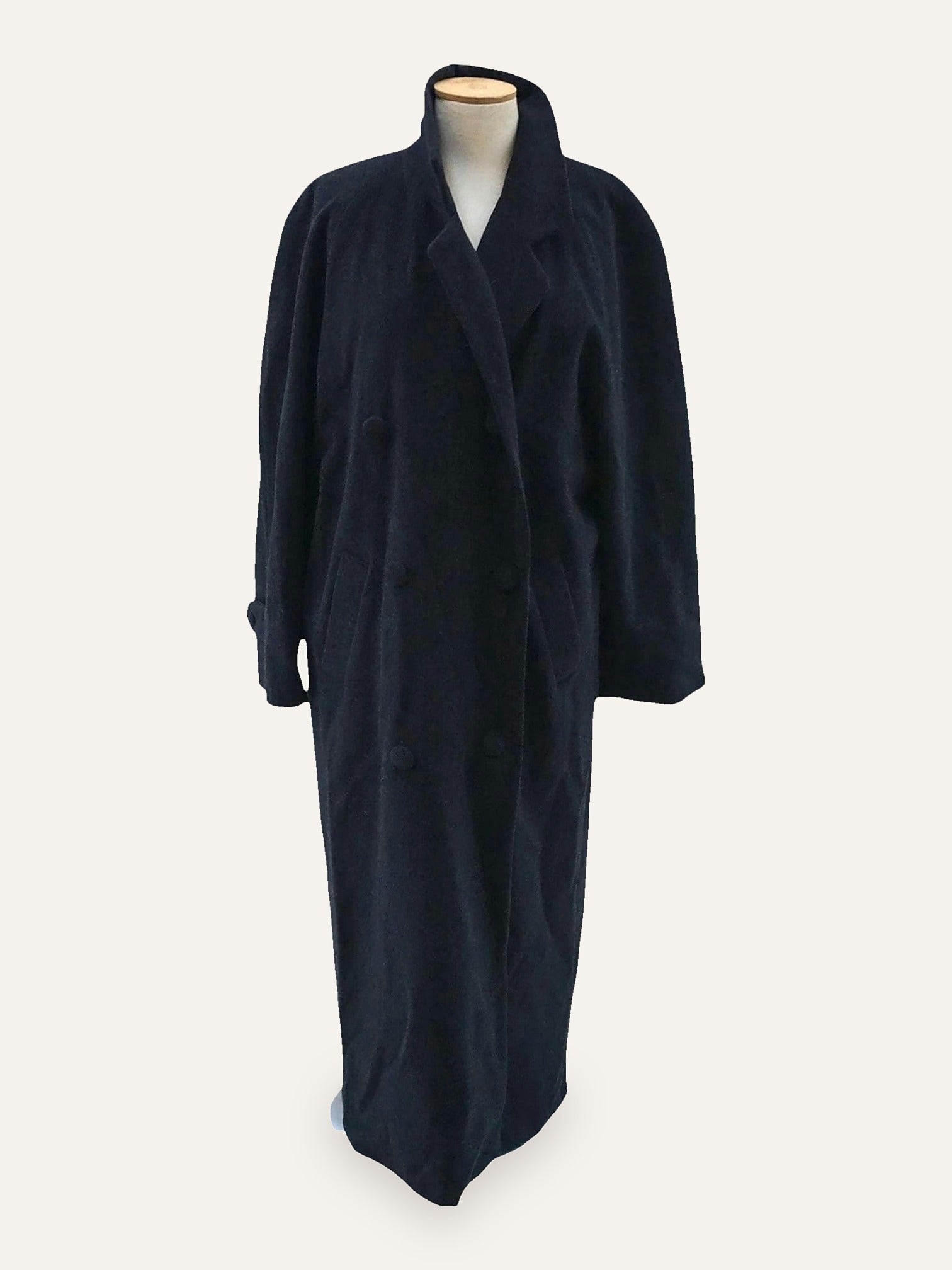 Novelti Double-Breasted Wool Maxi Coat