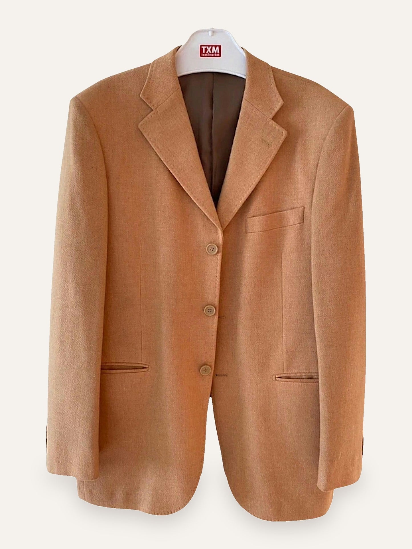 Pure Cashmere Three-Button Jacket