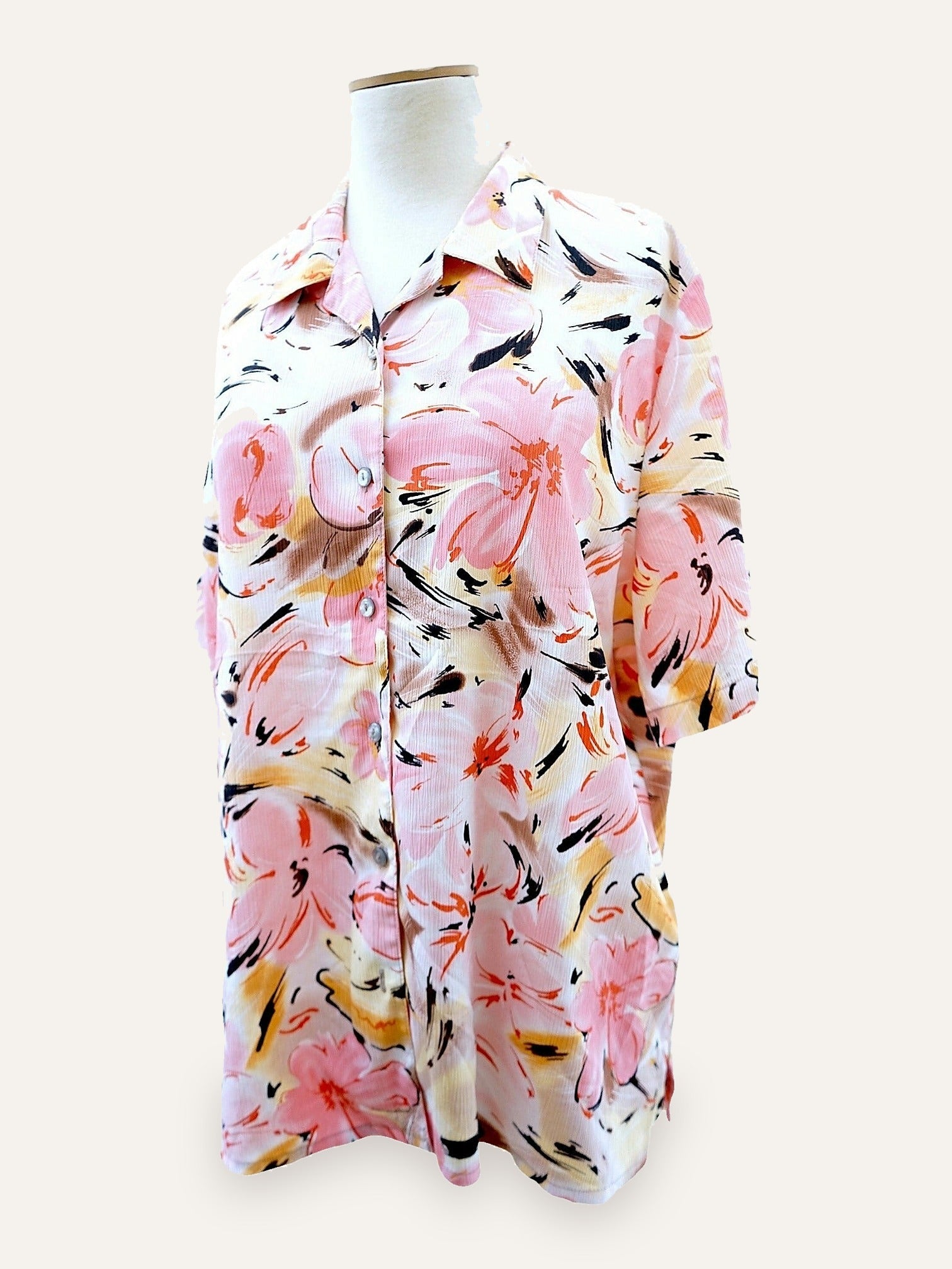 Alia Painterly Floral Blouse