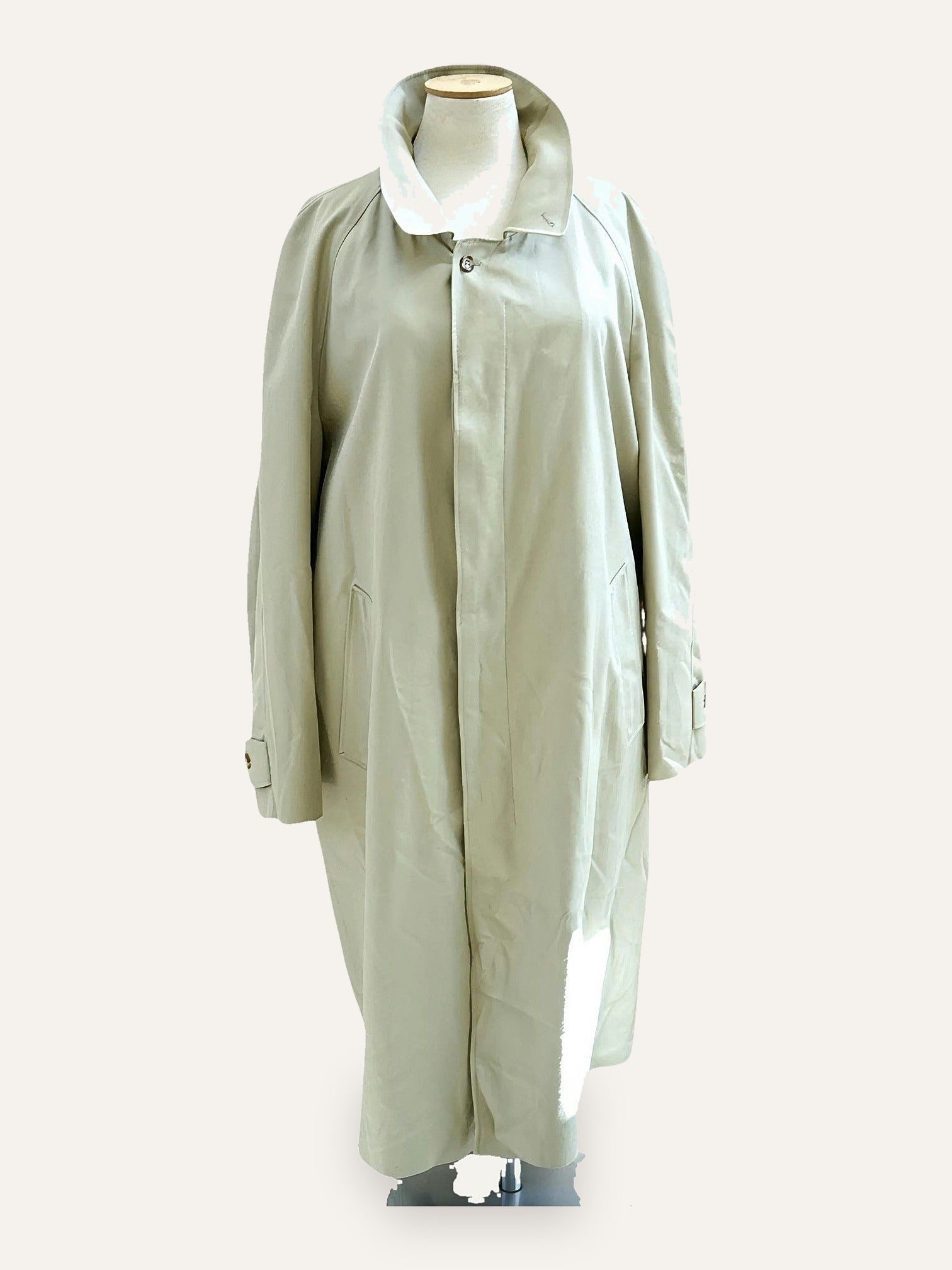 Westbury Raglan Trench Coat in Sage