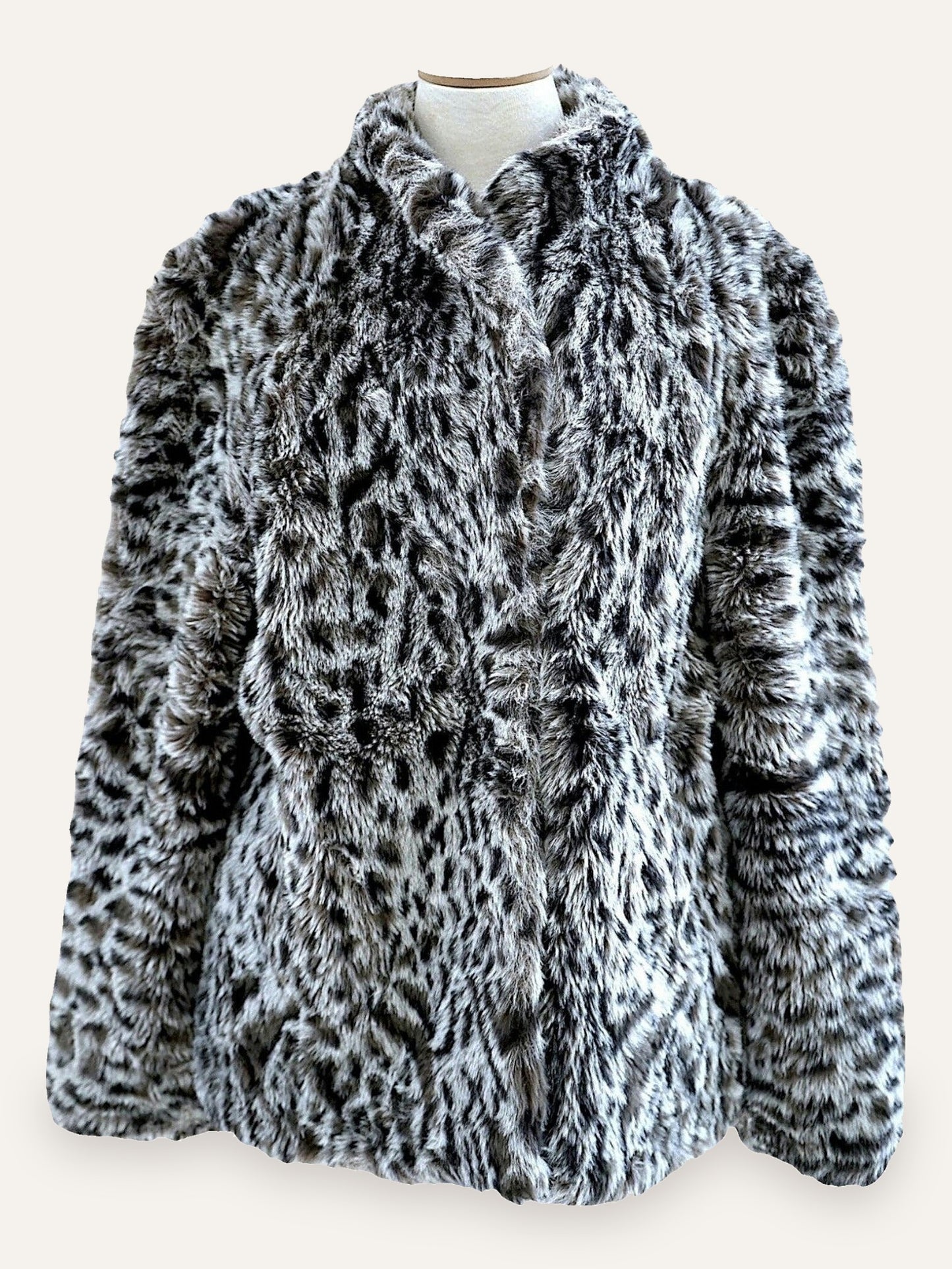 2000's Leopard Faux Fur Jacket