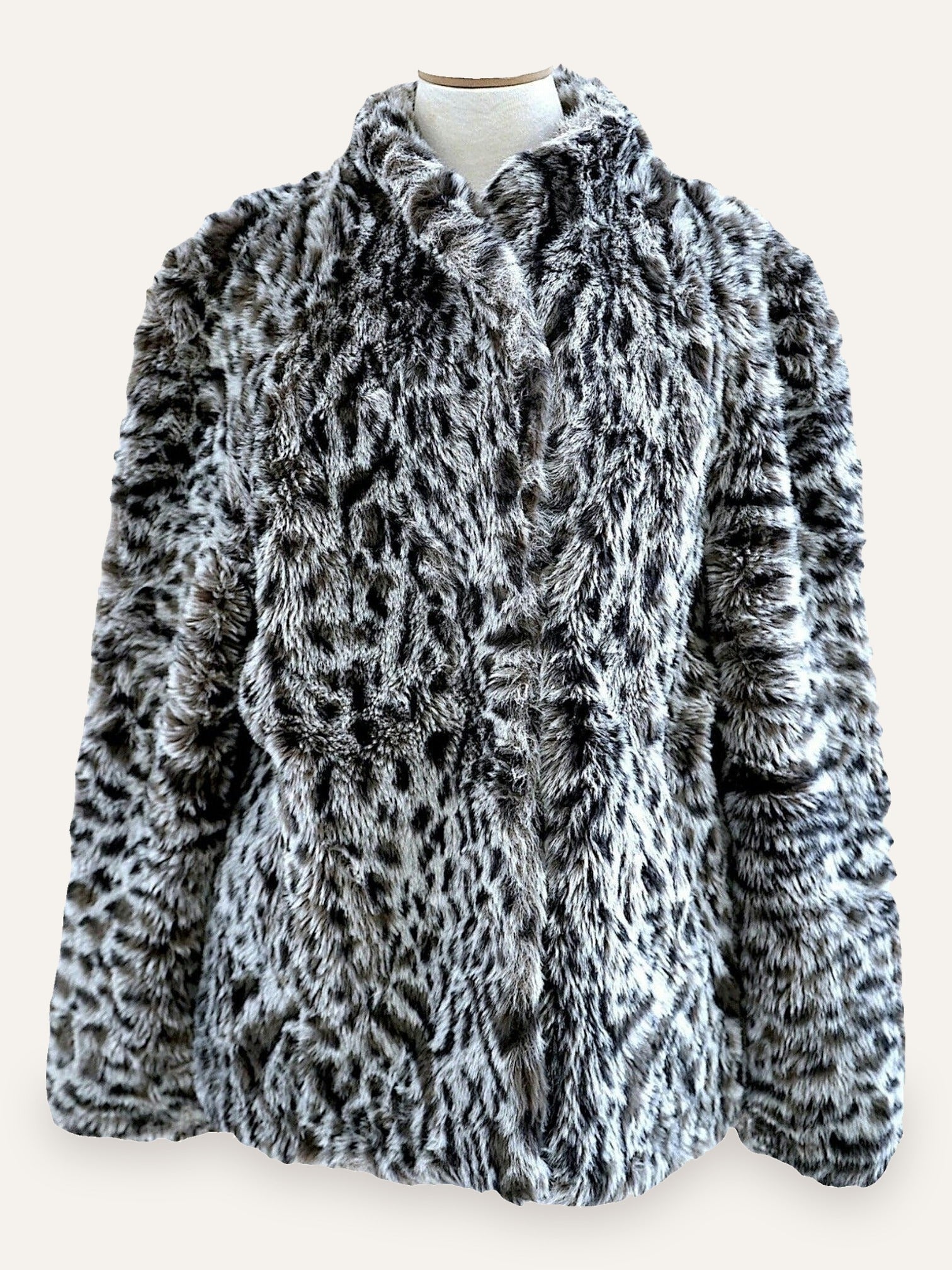 2000's Leopard Faux Fur Jacket