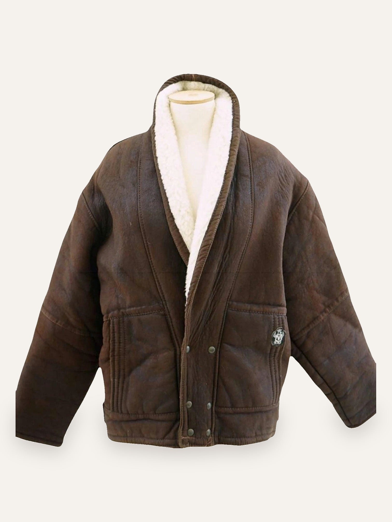 Boxy Faux Shearling Coat
