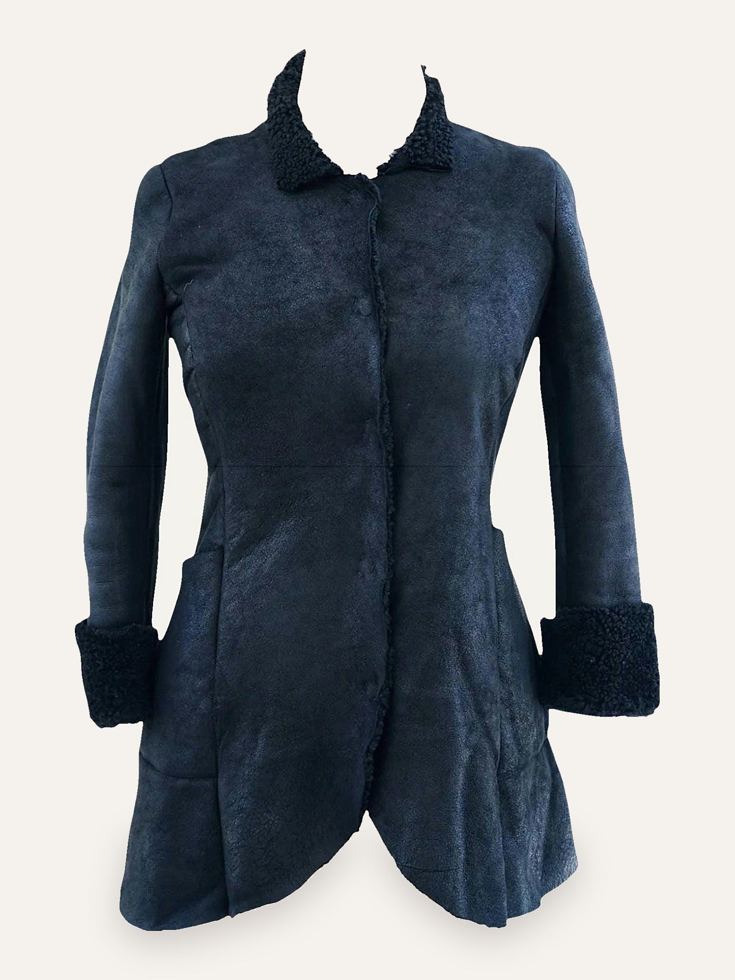 Y2K Faux Shearling Coat