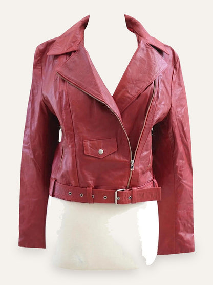 Dublin Belle Biker Leather Jacket