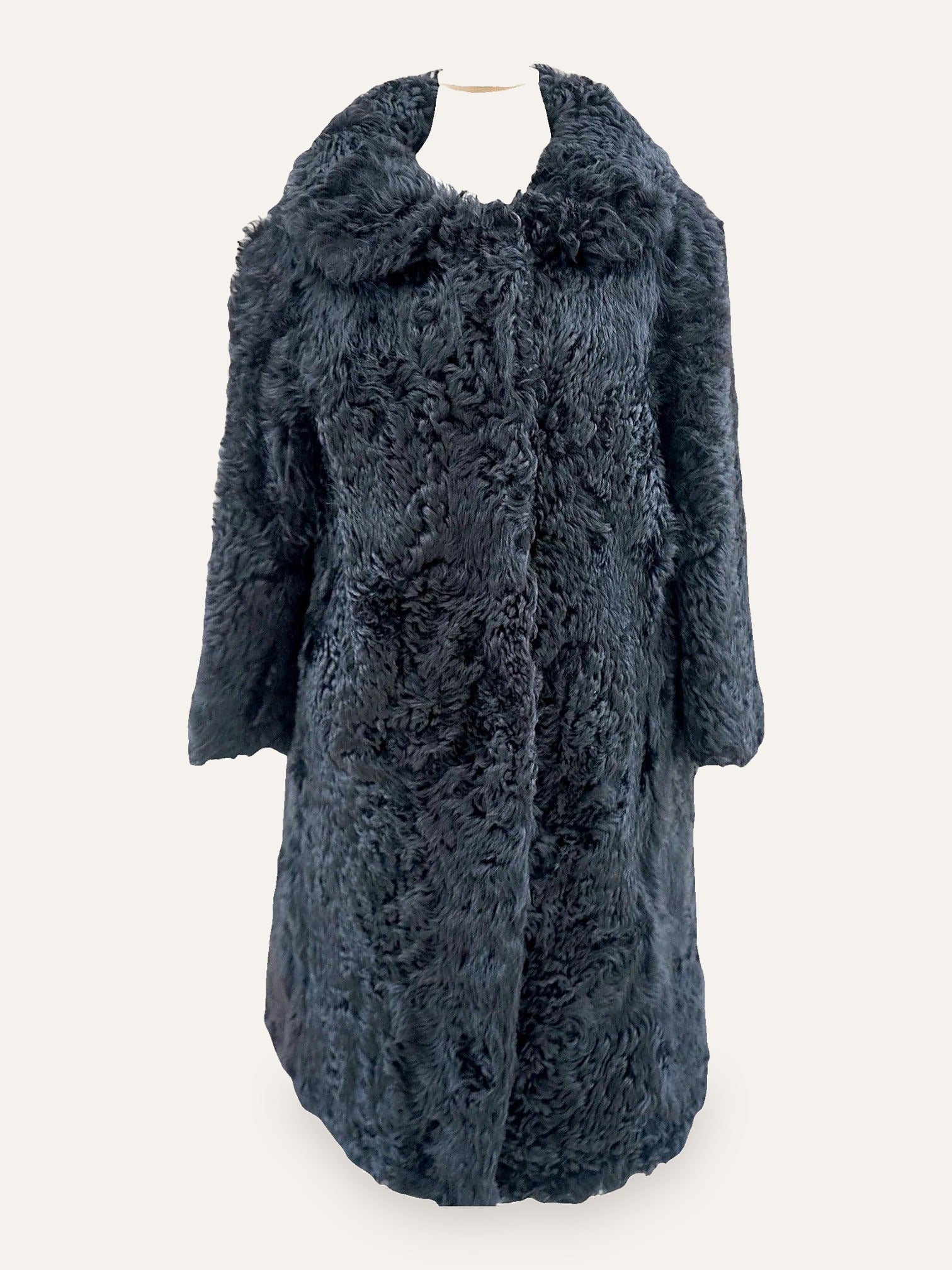 Long Hair Swakara Fur Coat