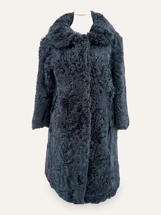 Long Hair Swakara Fur Coat