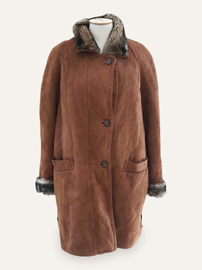 Tobacco Shearling Coat