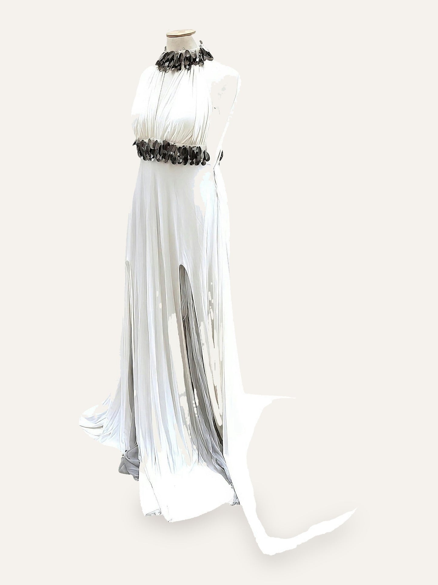 Grecian Draped Maxi Dress