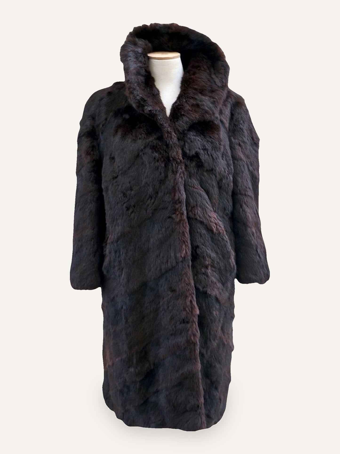1980's Atelier Rabbit Fur Coat