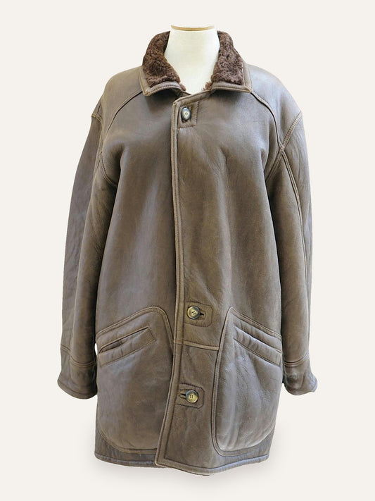 Y2K Genuine Shearling Coat