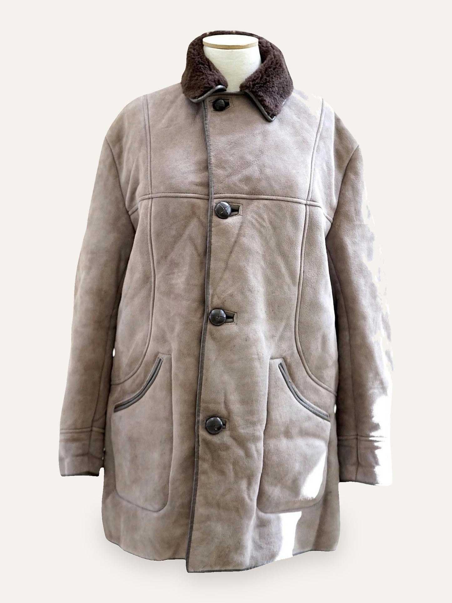 Oversized Shearling Coat