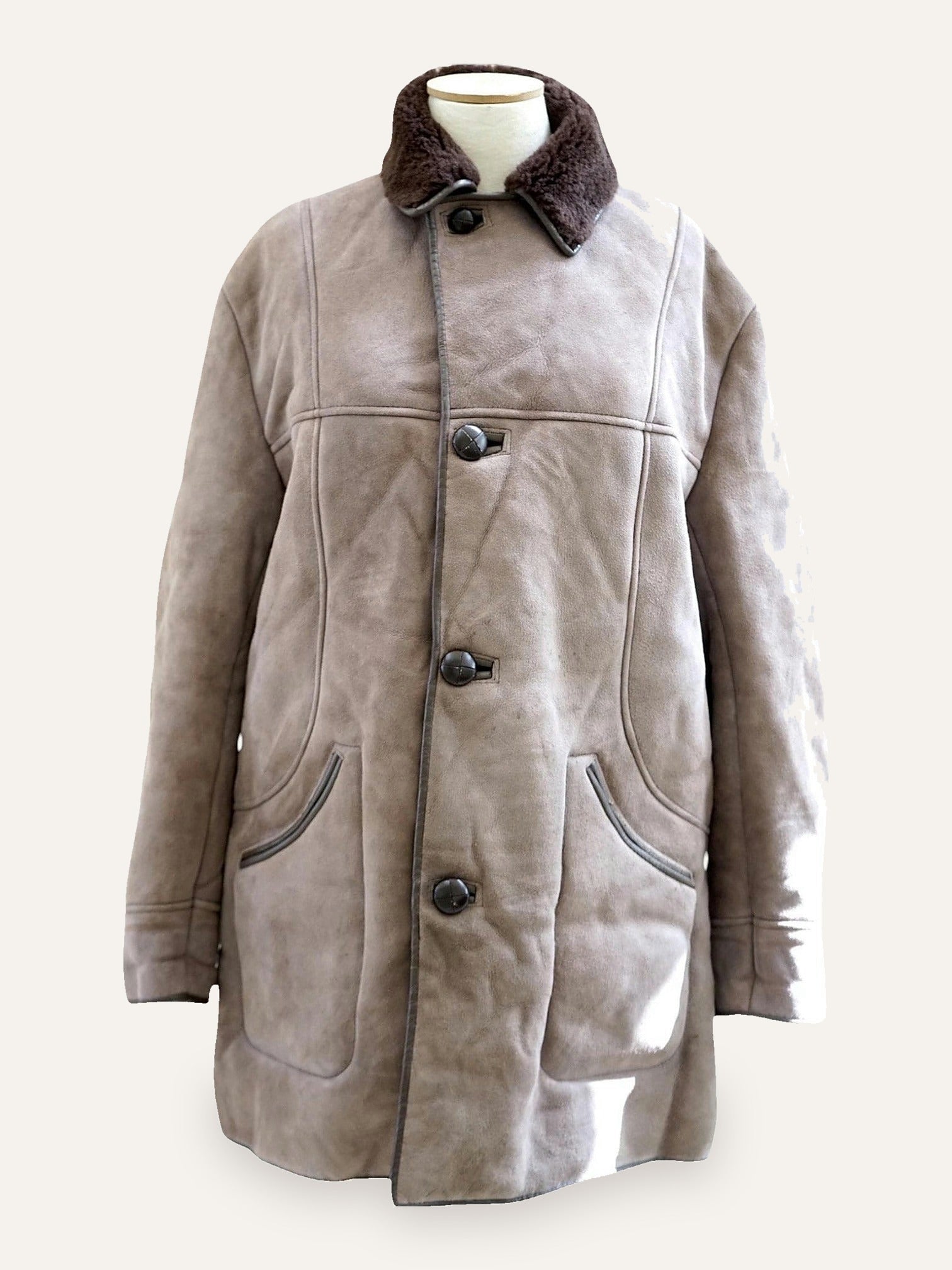 Oversized Shearling Coat
