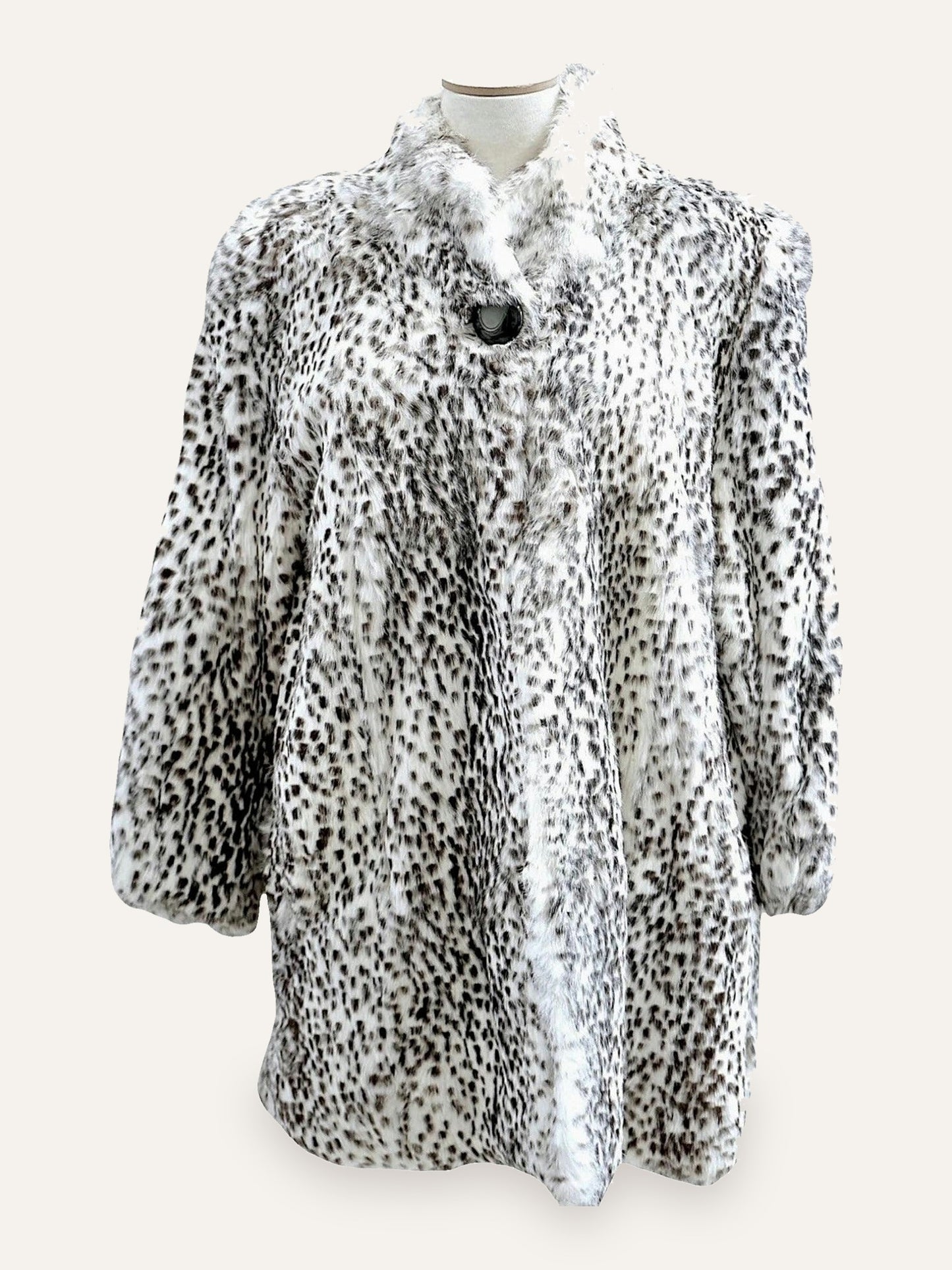 Black & White Fur Coat