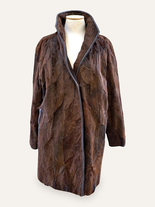 Vintage Ranch Horse Hair Fur Coat