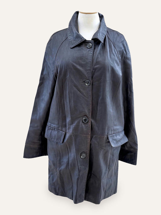 Vintage Oversized Leather Jacket