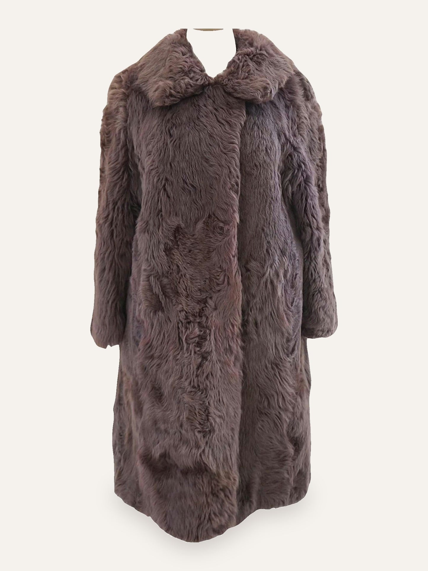 Vintage Mongolian Curly Fur Jacket