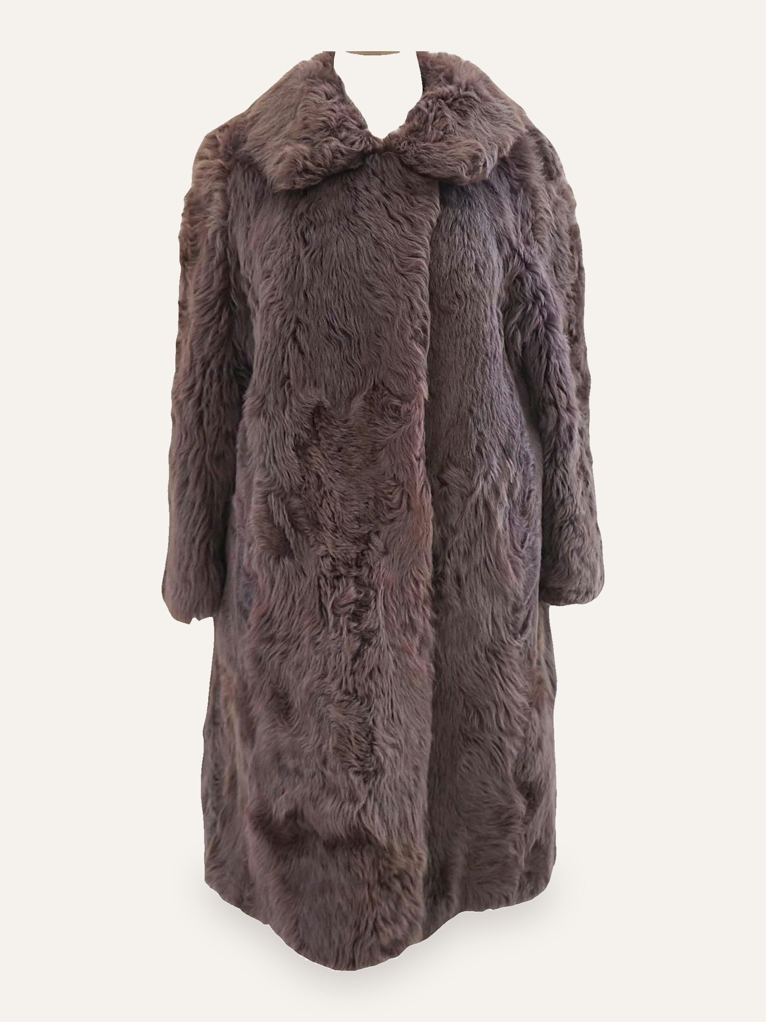 Vintage Mongolian Curly Fur Jacket