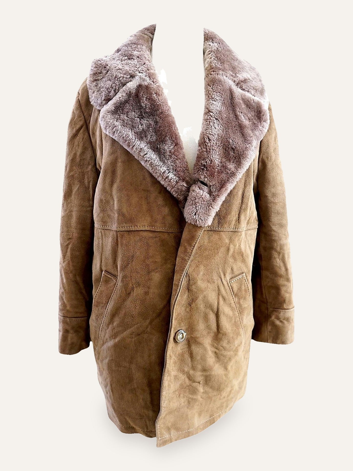 Oversized Sheepskin Coat
