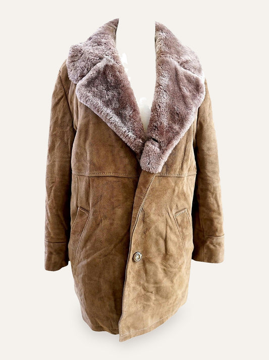 Oversized Sheepskin Coat