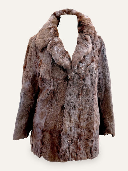 Vintage Teddy Fur Coat