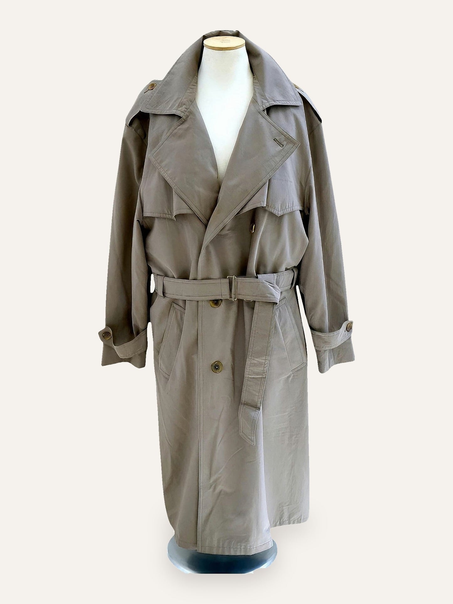 Vintage Belted Trench Coat