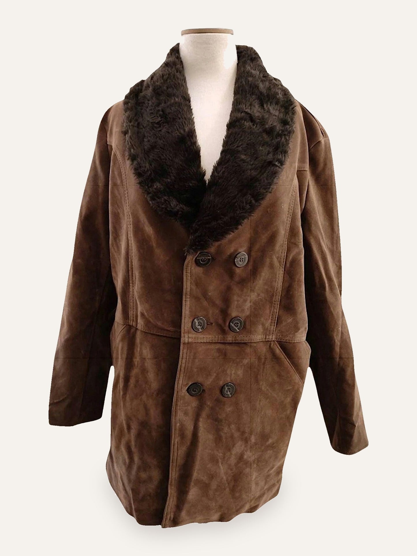Velvet Shearling Coat