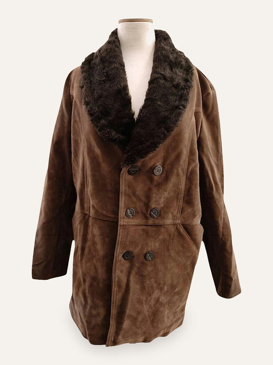 Velvet Shearling Coat