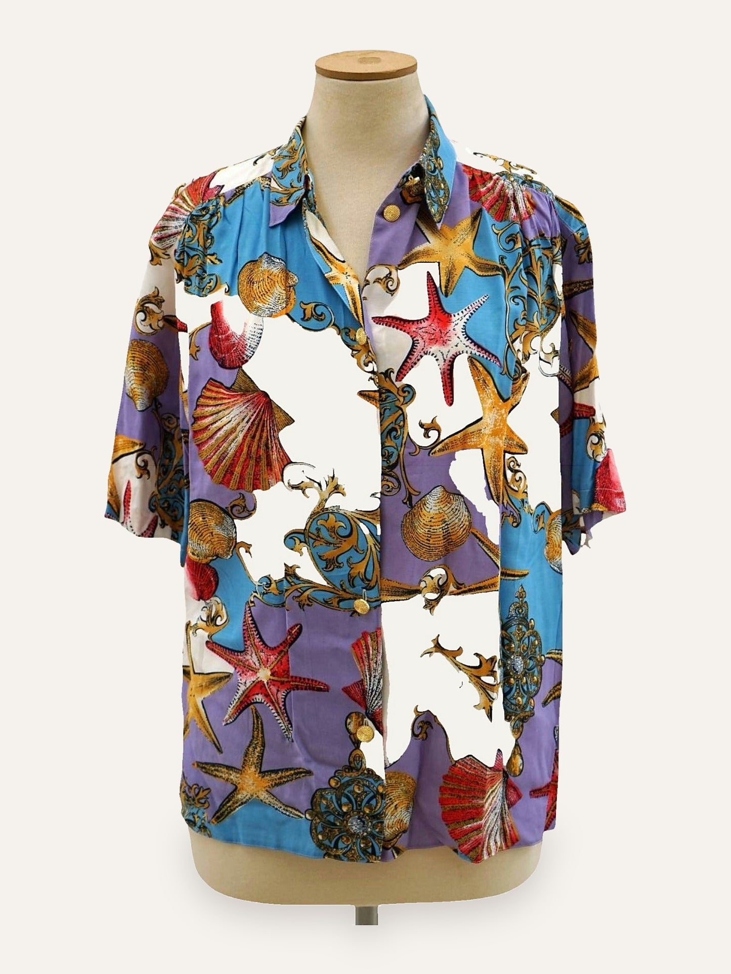 Starfish Print Blouse