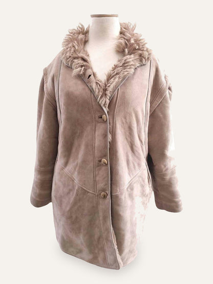 Fluffy Shearling Bomber