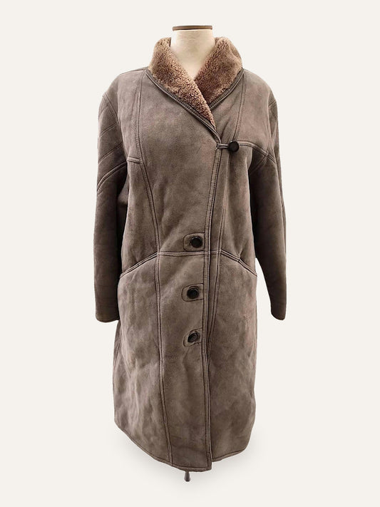Full-Length Shearling Coat