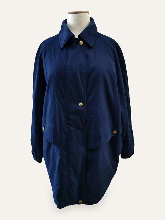 Padded Parka with Gold Buttons