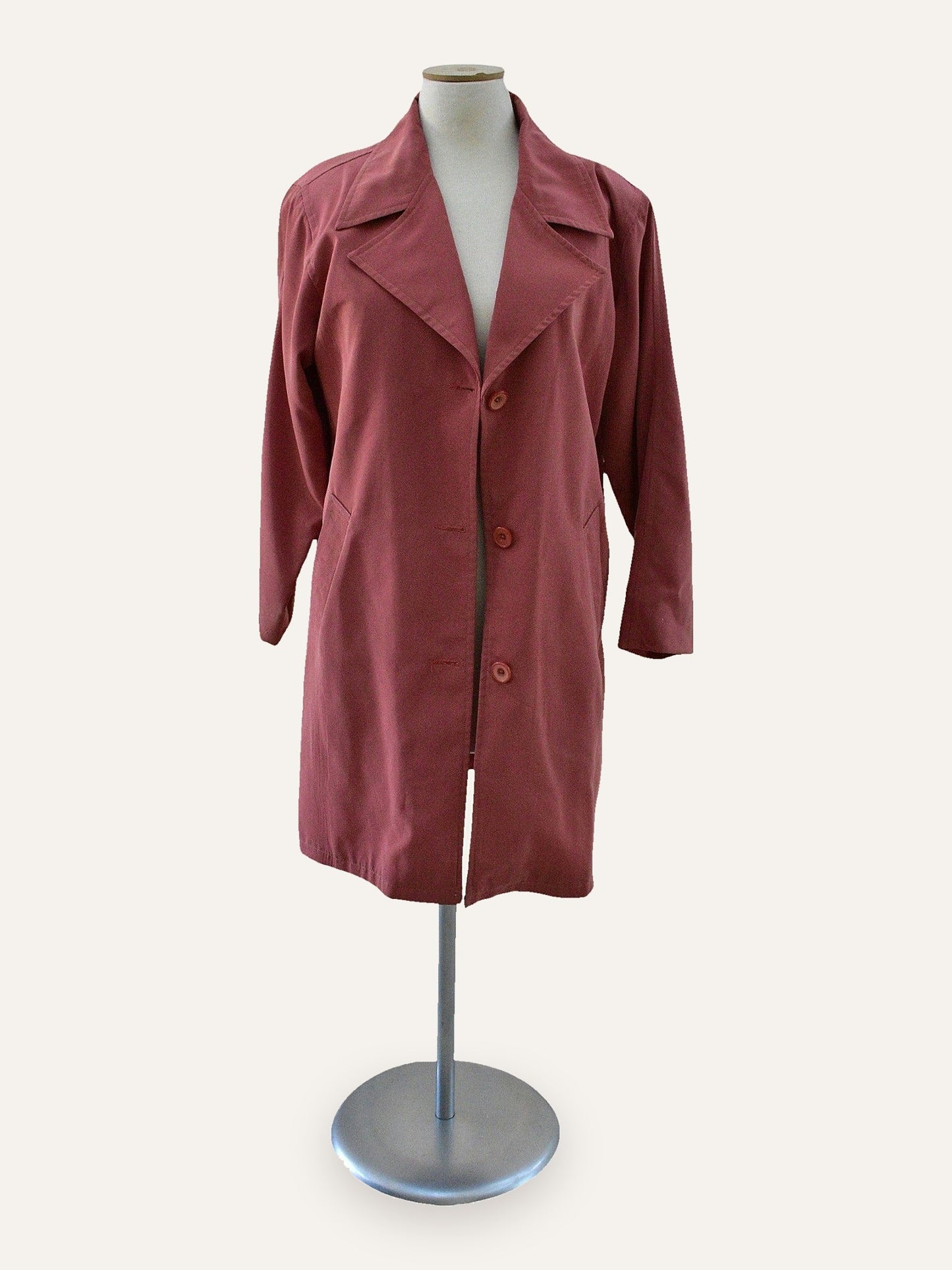 Y2K Wool Trench Coat