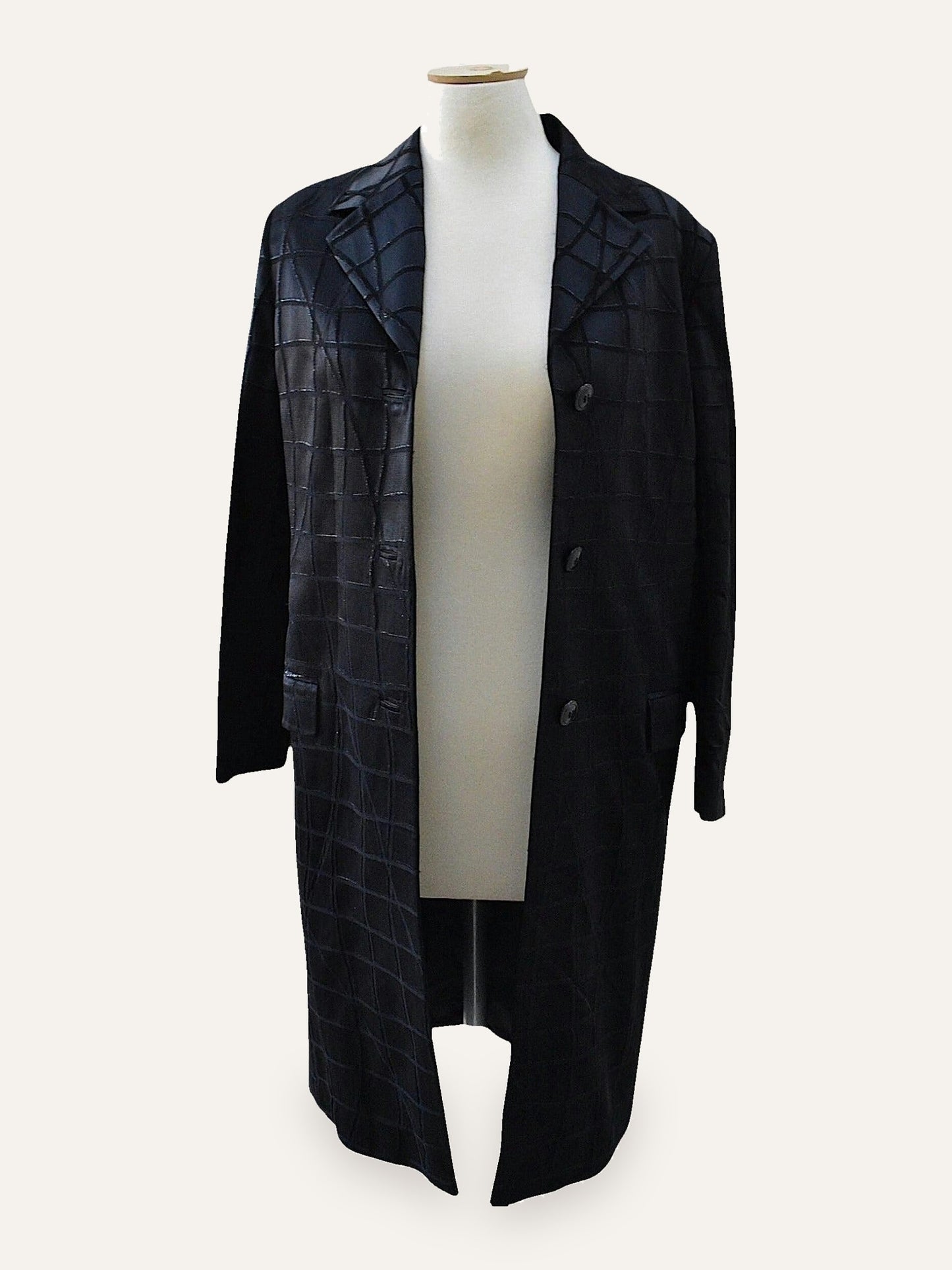 1990's Versace Istante Trench Coat