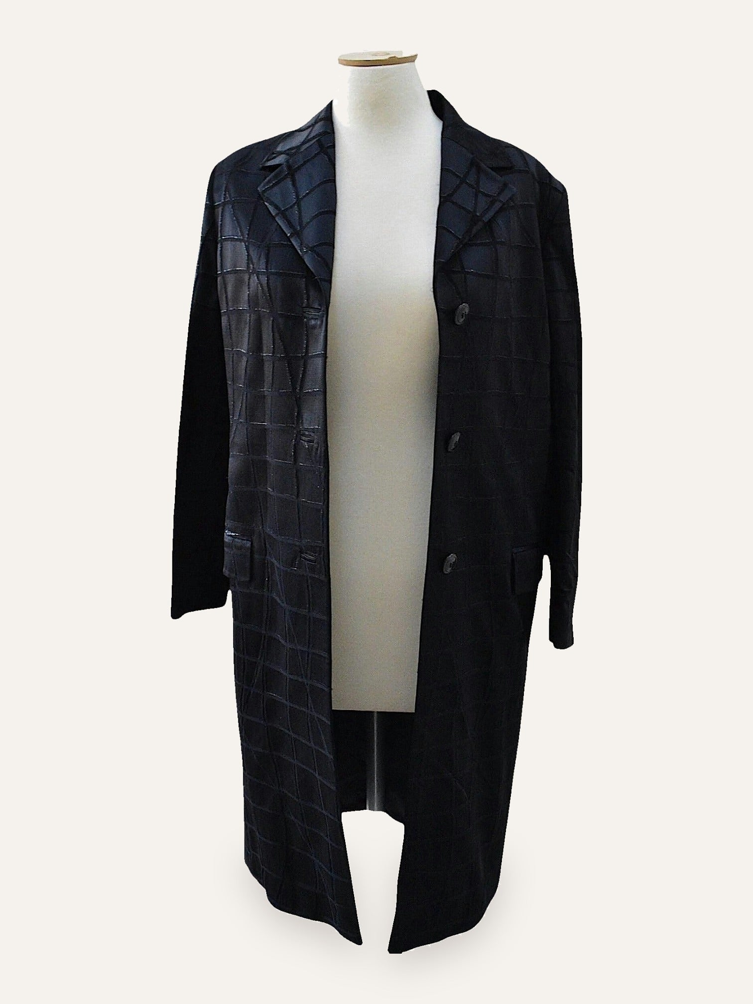 1990's Versace Istante Trench Coat