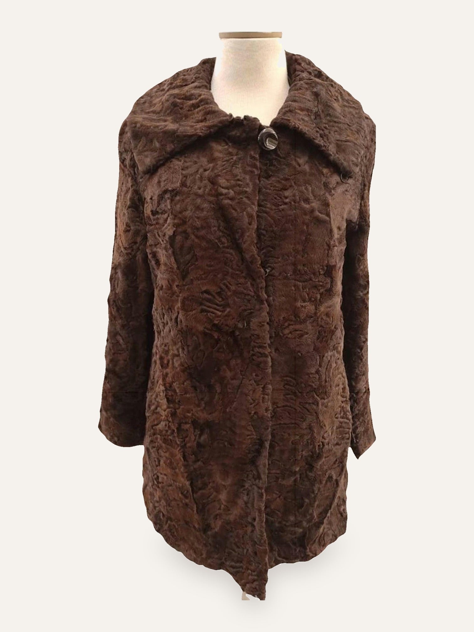 Astrakhan Swakara Fur Coat