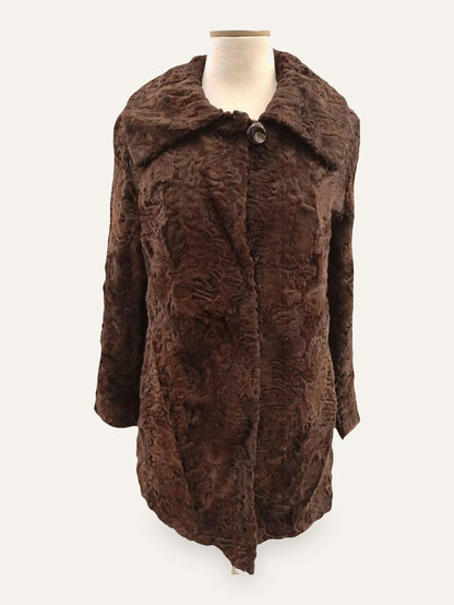 Astrakhan Swakara Fur Coat
