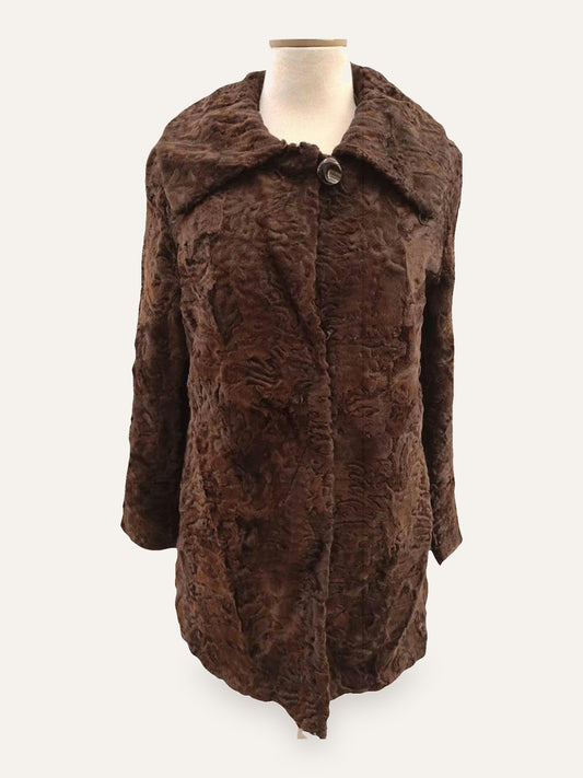 Astrakhan Swakara Fur Coat