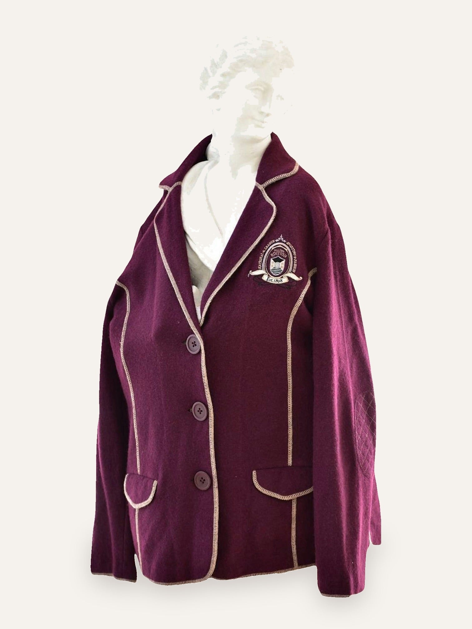 Dark Academia Wool Jacket