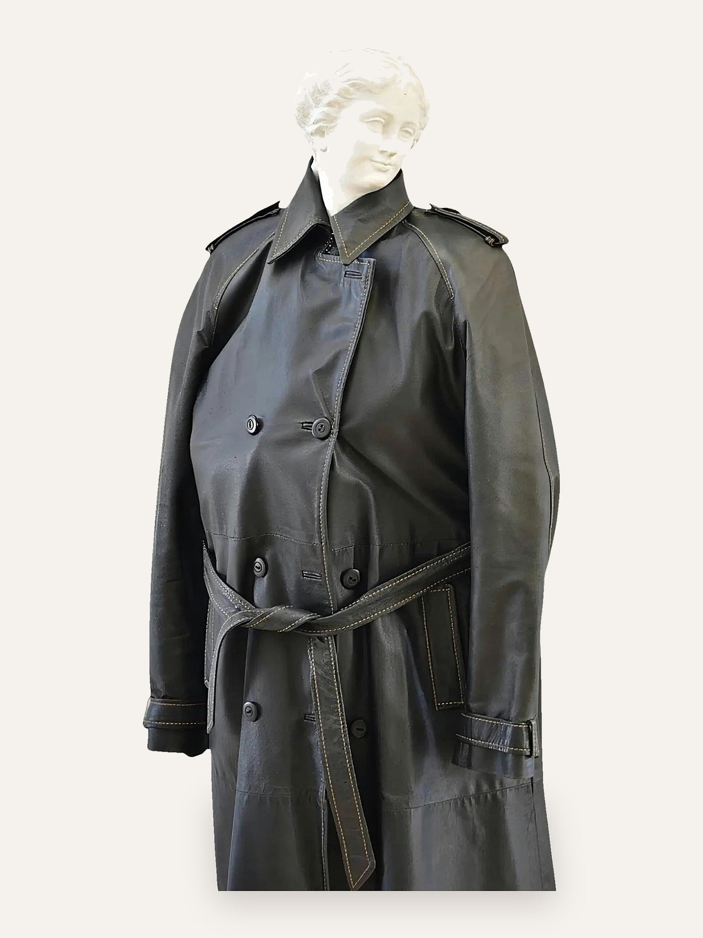 Freeheron Real Leather Coat