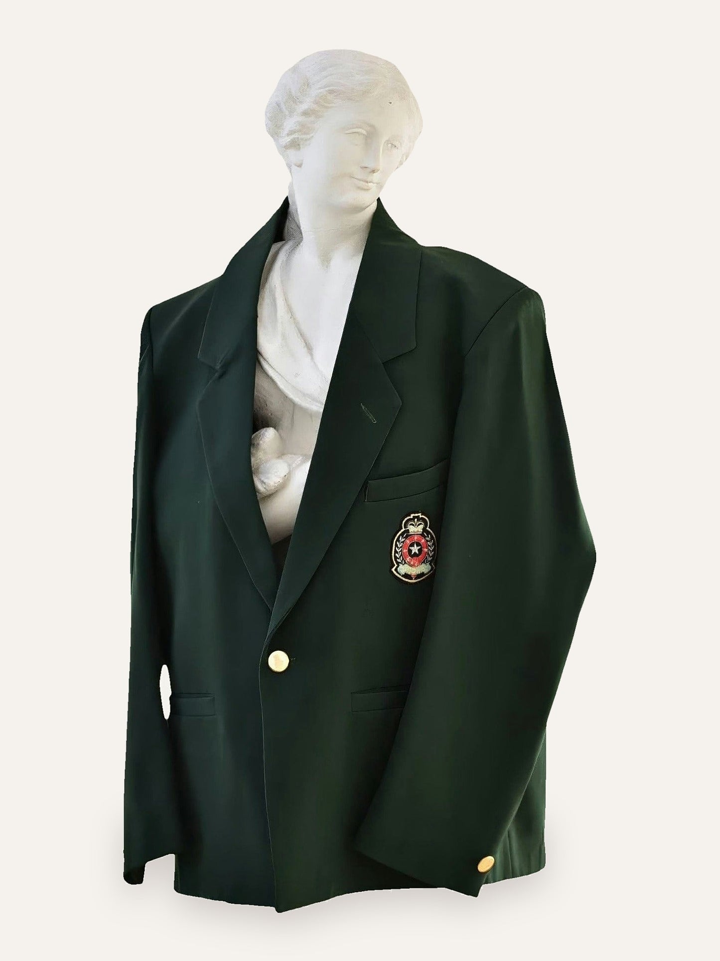 Dark Academia Cotton Blazer
