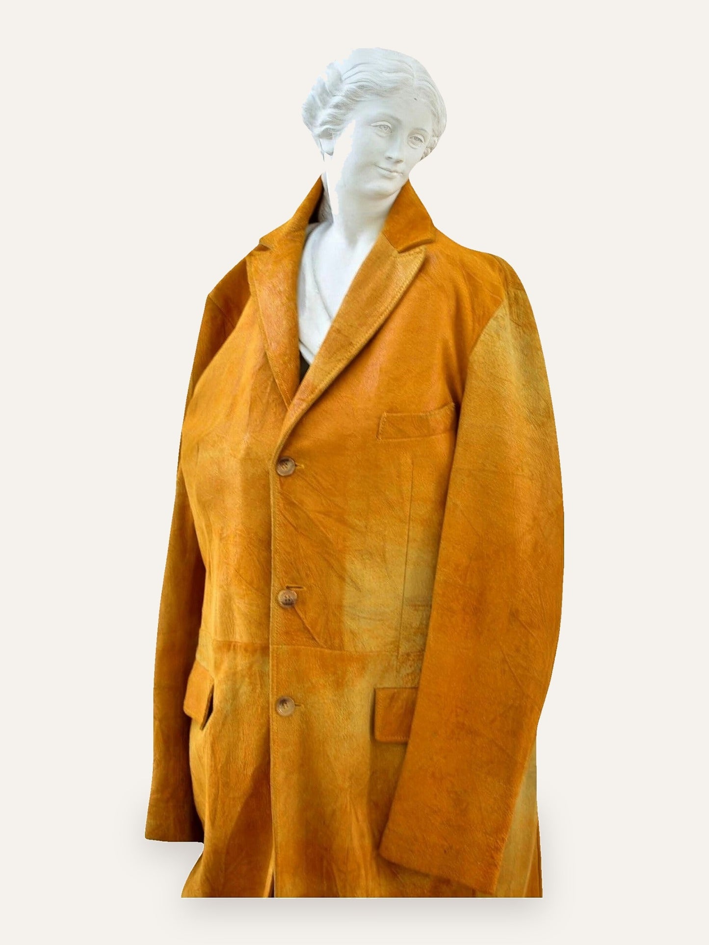 Dolce & Gabbana Runway Leather Coat