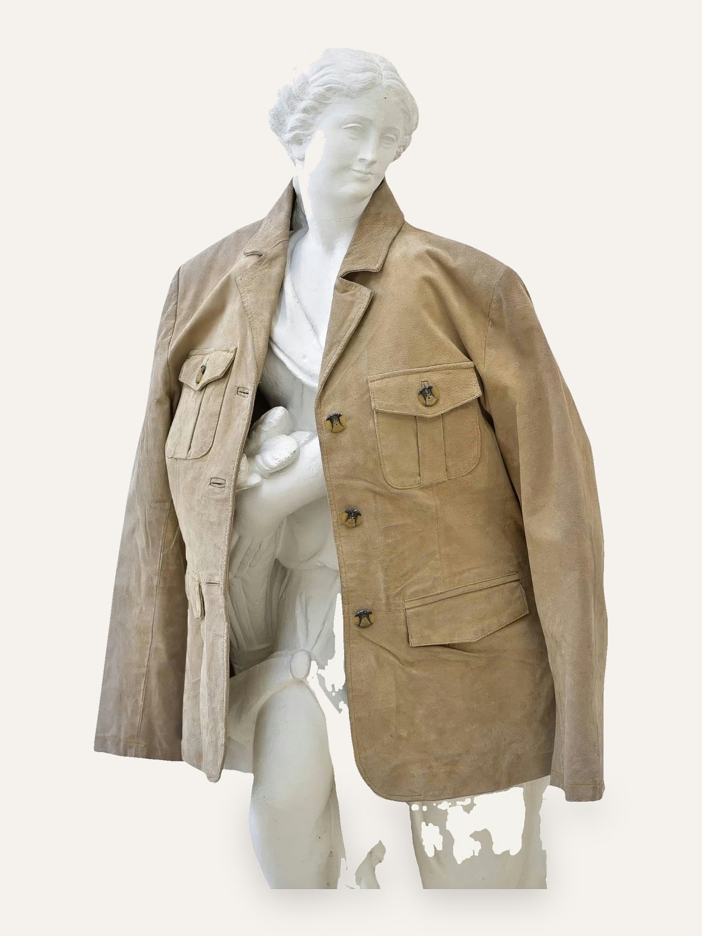 Vera Pelle Y2K Real Leather Coat