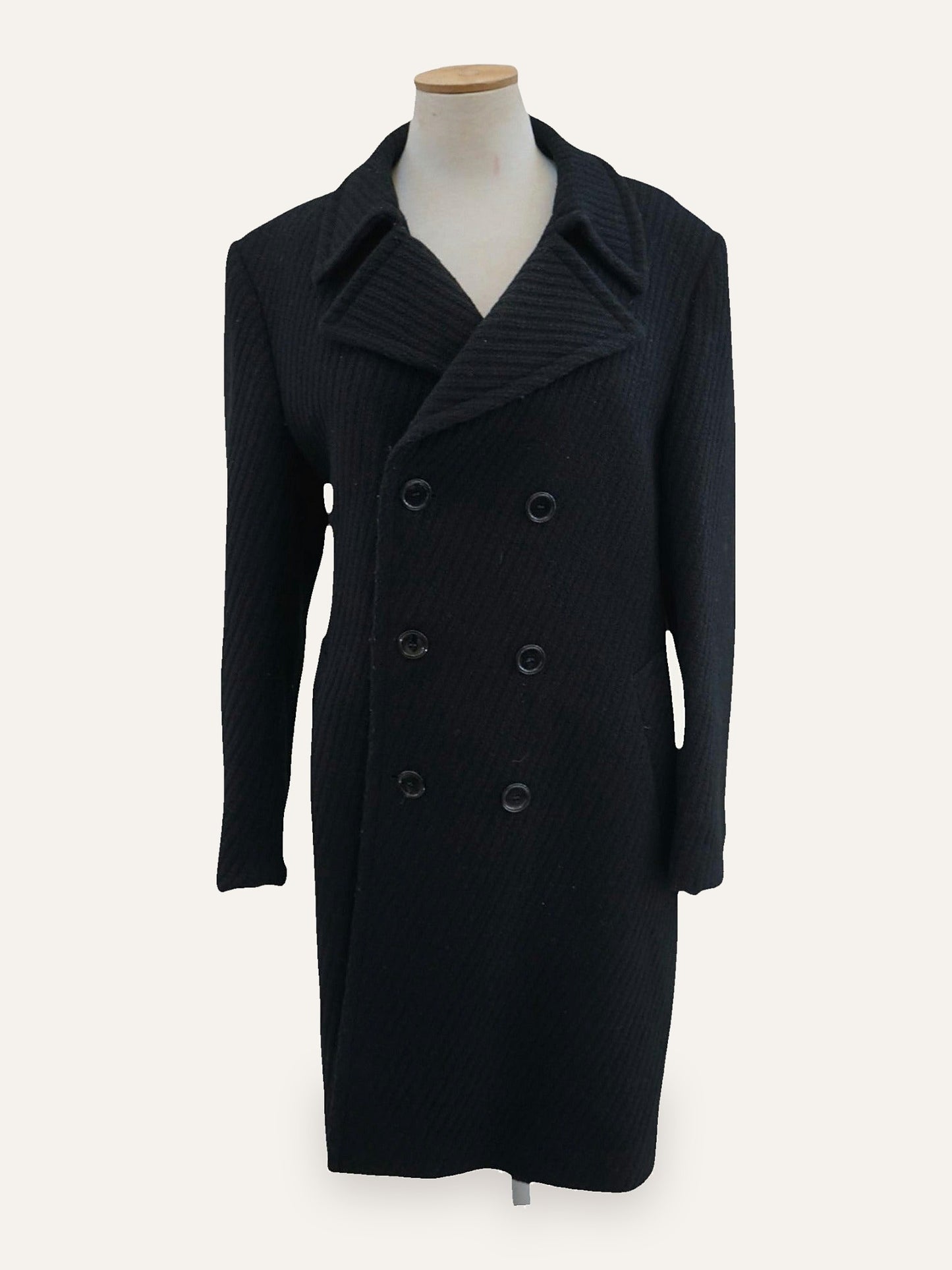 Brooklin Wool-Blend Double-Breasted Coat